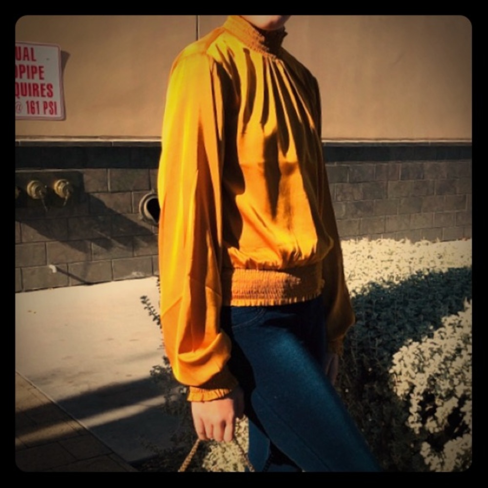 Forever 21 Golden Blouse